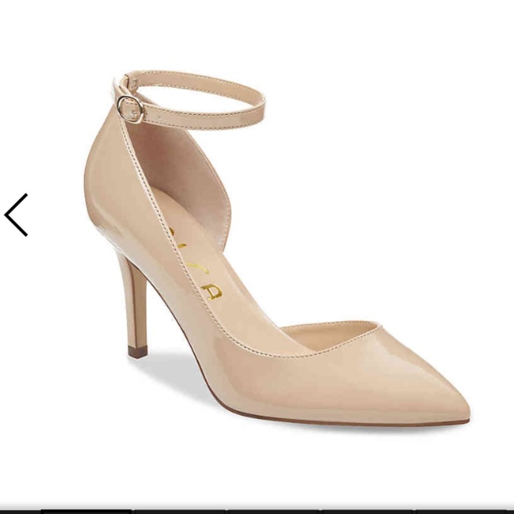 UNISA Nude Patent Leather Heels (8) EUC